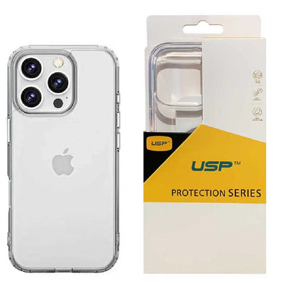USP Apple iPhone 16 Pro Max (6.9") Clear Rock Shockproof Case - Ultra-thin