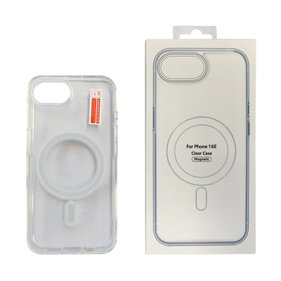 USP Apple iPhone 17e / iPhone 16e (6.1") Clear Case with MagSafe - Built-in magnets