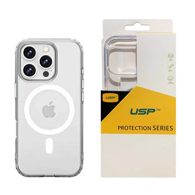 USP Apple iPhone 17 (6.3") Clear Rock Shockproof Case with MagSafe - Ultra-thin