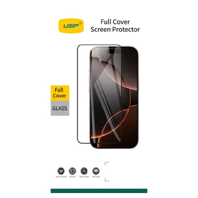 USP Apple iPhone 17 Pro / iPhone 17 / iPhone 16 Pro (6.3") Tempered Glass Screen Protector - Full Coverage