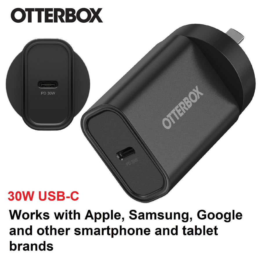 Otterbox 30W USB-C (Type I) PD Fast Wall Charger - Black (78-81351)