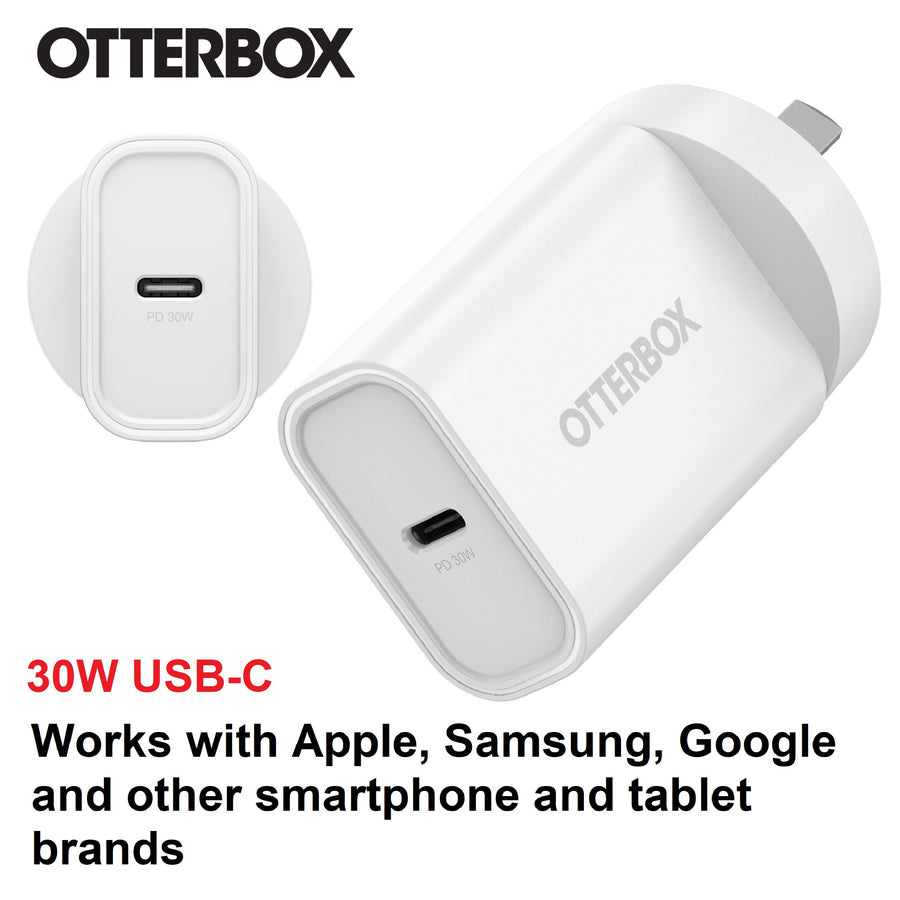 Otterbox 30W USB-C (Type I) PD Fast Wall Charger - White (78-81353)