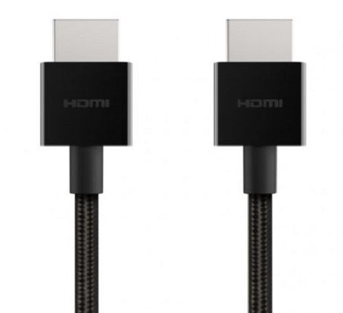 Belkin 8K Ultra High Speed HDMI 2.1 Braided Cable (2M) - Black (AV10176bt2M-BLK)