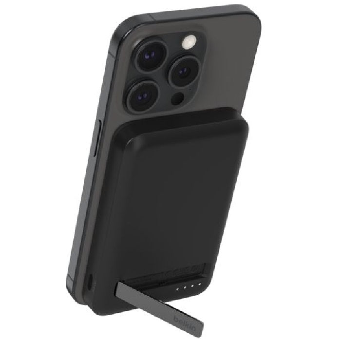 Belkin BoostCharge Pro 5k mAh Magnetic Power Bank With Qi2 + USB-C Cable (1M) - Black (BPD006btBK)