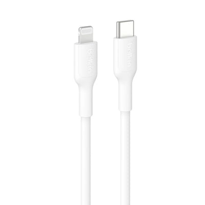 Belkin BoostCharge Lightning to USB-C Cable (1M) - White (CAA021FQ1MWH)