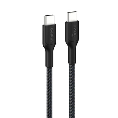 Belkin BoostCharge Pro Braided USB-C to USB-C Cable (1M) - Black (CAB025FQ1MBK)