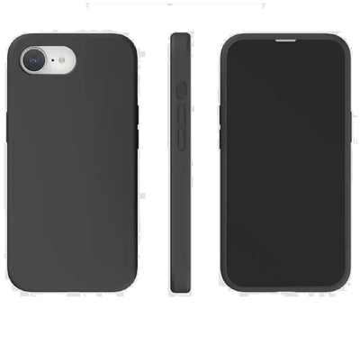 USP Apple iPhone 17e / iPhone 16e (6.1") Silicon Case Black - Two Tough Layers