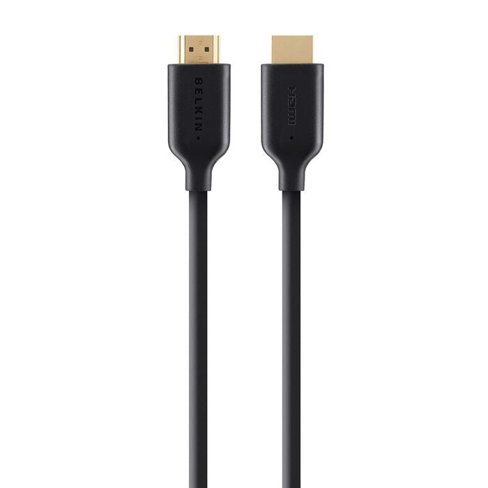 Belkin High Speed HDMI Cable w/ Ethernet 4K/Ultra HD Compatible(2M) -Black(F3Y021bt2M)
