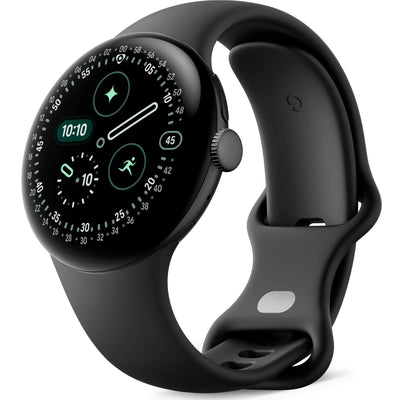 Google Pixel Watch 4 Wi-Fi (41mm) - Matte Black with Obsidian Active Band(GA09958-US)