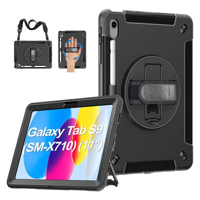 USP Rugged Samsung Galaxy Tab S10 Lite / Tab S10 FE /Tab S9 (SM-X710) (11") /Tab S9 FE (10.9") Case