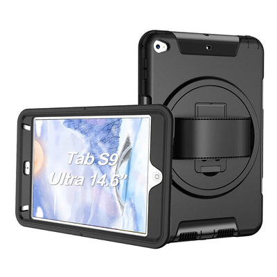 USP Rugged Samsung Galaxy Tab S11 Ultra/ Tab S10 Ultra / Tab S9 Ultra / Tab S8 Ultra (14.6") Case Black