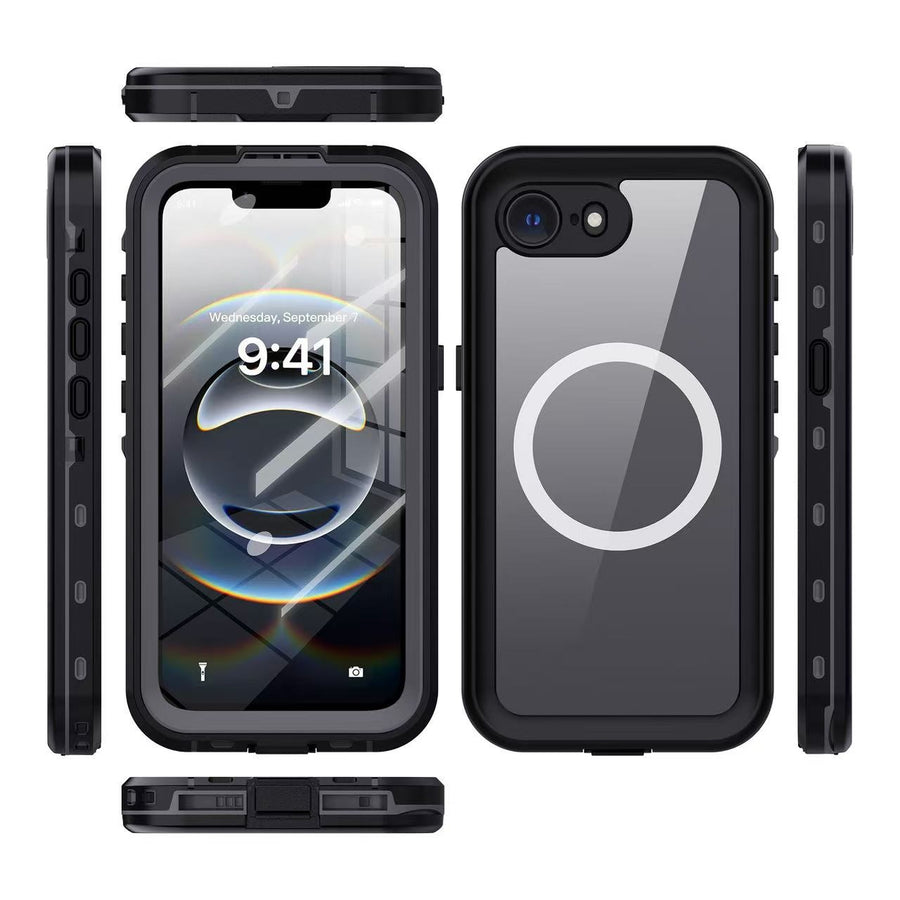 USP Apple iPhone 17e / iPhone 16e (6.1") WaterProof Case Black - DROP+ Military Standard