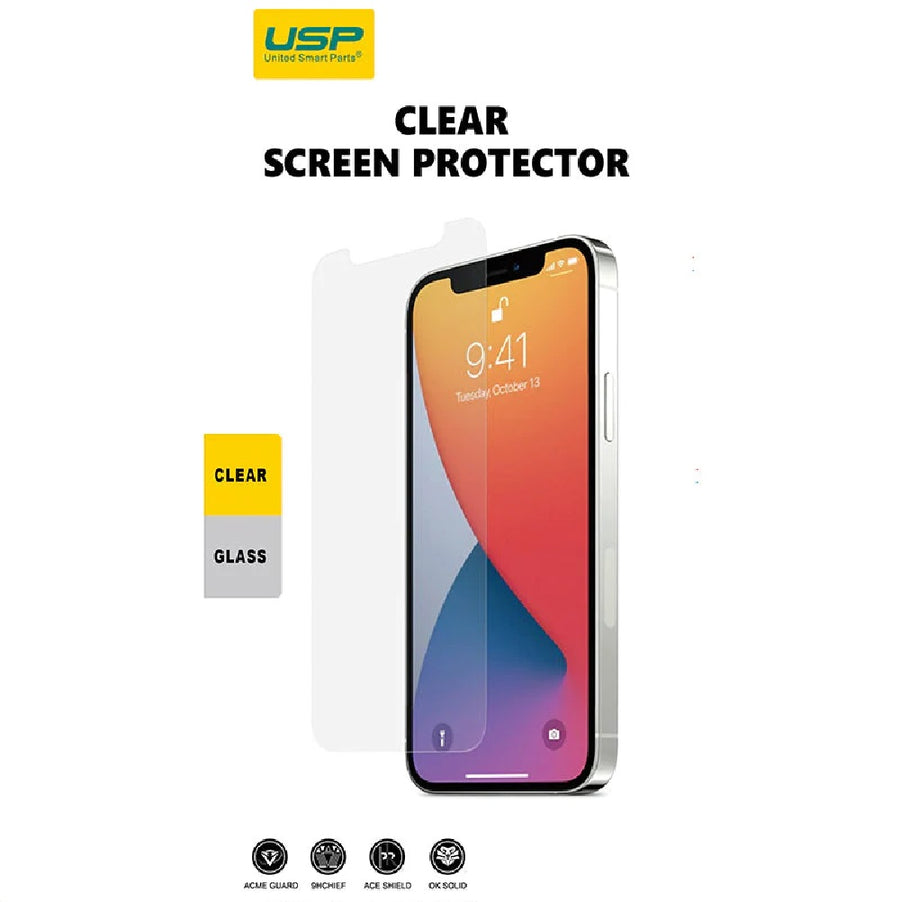 USP Apple iPhone SE (3rd & 2nd Gen) and iPhone 8 / iPhone 7 (4.7") Tempered Glass Screen Protector - Full Coverage