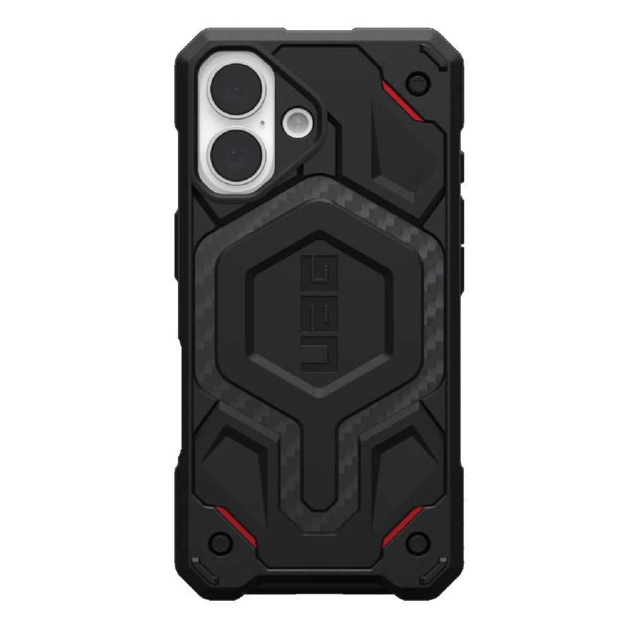 UAG Monarch Pro MagSafe Kevlar Apple iPhone 16 (6.1") Rugged Case - Kevlar Black(114458113940)