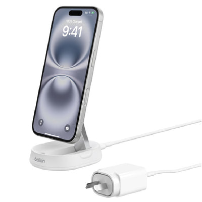 Belkin BoostCharge Pro Convertible Magnetic Wireless Charging Stand with Qi2(15W)+20W Wall Charger+USB-C Cable(1M)