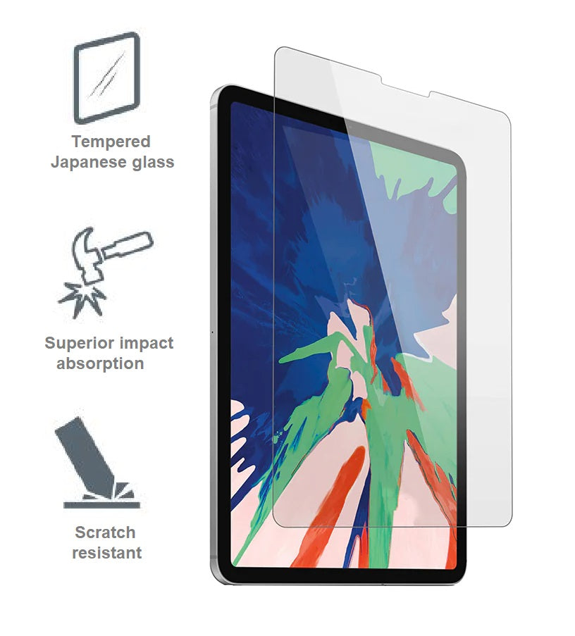 Cygnett OpticShield Apple iPad Pro (12.9") (6th/5th/4th/3rd Gen) Tempered Glass Screen Protector - (CY2731CPTGL)