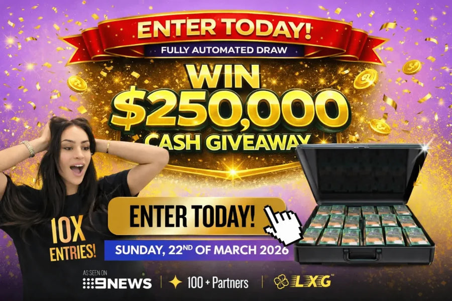 $250,000 Tax-Free Cash – 10X Entries