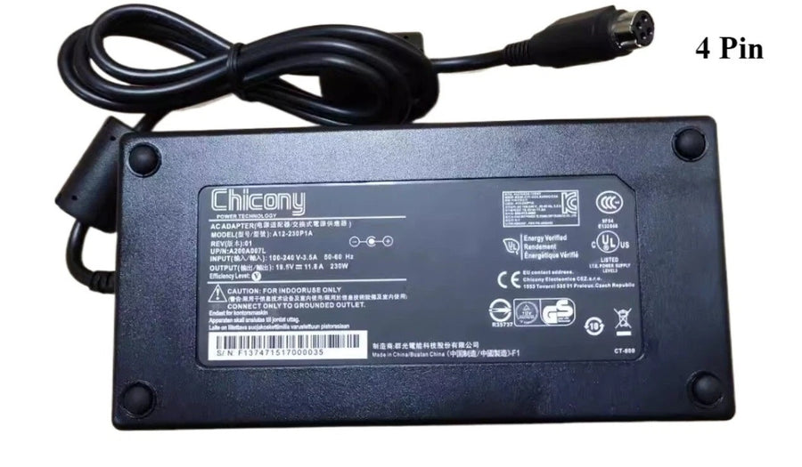 Leader AC Adapter 230W 19.5V 11.8A - 4PIN Round Connector