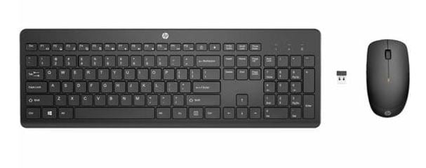 HP 235 USB Wireless Keyboard & Mouse Combo Reduced-sized & Low-Profile Quiet Keys Easy Cleaning Plug & Play for