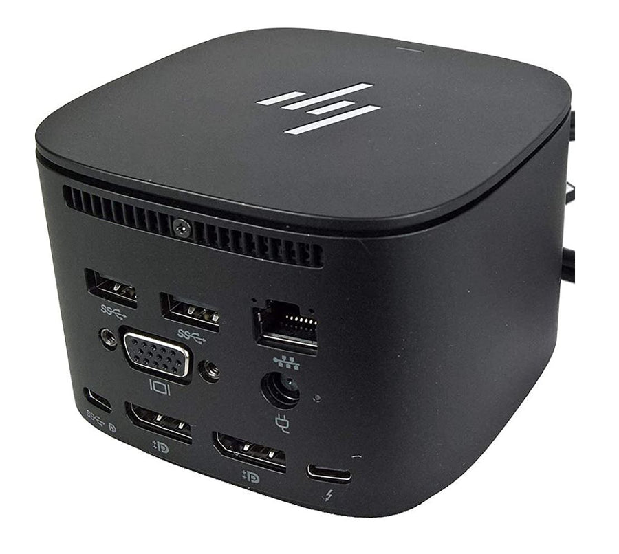 HP Dock G4 Thunderbolt 4 Docking Station - 120W Power Delivery 4xDisplays 2xDP 1xHDMI 3xUSB-A 2xUSB-C 1xTB4 2.5GbE