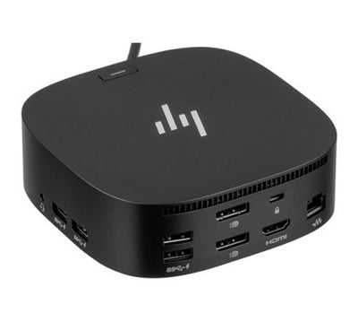 HP Dock G2 USB-C Universal Docking Station - 100W Power Delivery 3xDisplays or 2x4K 2xDP 1xHDMI 4xUSB-A 1xUSB-C