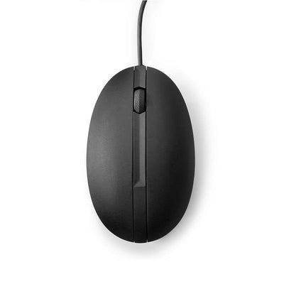 HP Wired Desktop 320M Mouse 1200dpi 3 Botton Wired USB-A Connector Optical Red Sensor 1.8M Cable Length Black 1YR