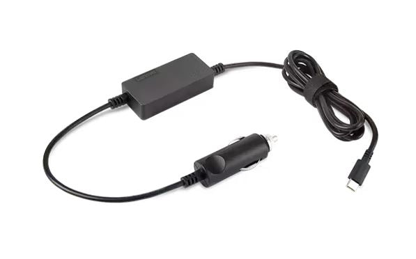 Lenovo 65W USB-C DC Travel Adapter Laptop Car Charger 1.8m Cable 140g Lightweight for Lenovo ThinkPad ThinkBook