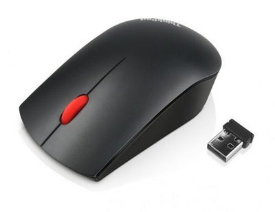 Lenovo Essentials Compact Wireless Mouse - 2.4 GHz Wireless via Nano USB