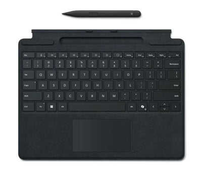 Microsoft Surface Pro 8/9/X/10/11 Business Signature Mechanical & Backlit Key Large Type cover Keyboard Black with