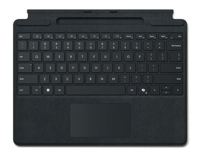 Microsoft Surface Pro Signature Keyboard Black Microsoft Cover port compatible Pro 11 Pro 10 Surface Pro 9 Surface