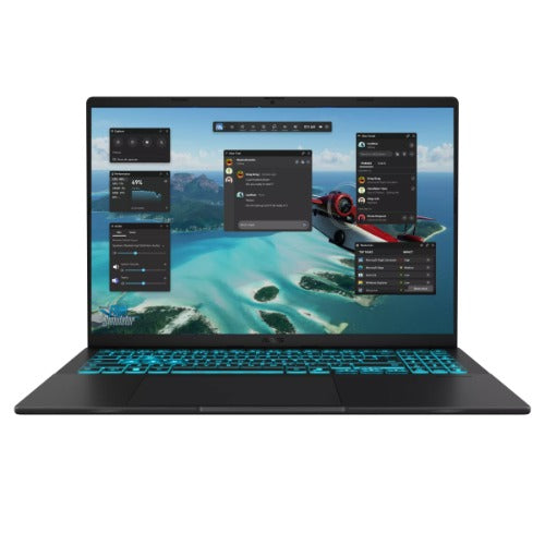 ASUS VivoBook V16 16" WUXGA Notebook Intel Core 7 240H DDR5 16GB 1TB RTX 5050 8GB GDDR7 Black Win 11 Pro 1.95kg 1Y