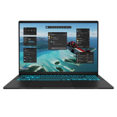 ASUS VivoBook V16 16" WUXGA Notebook Intel Core 7 240H DDR5 32GB 1TB SSD RTX 5060 8GB GDDR7 Black Win 11 Pro