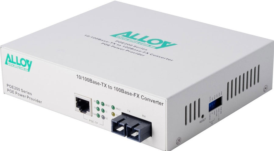 Alloy POE200SC PoE PSE Fast Ethernet Media Converter