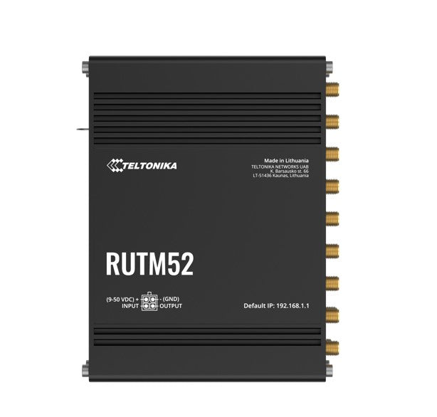 Teltonika RUTM52 Dual 5G Router, 5G dual SIM/ESIM cellular