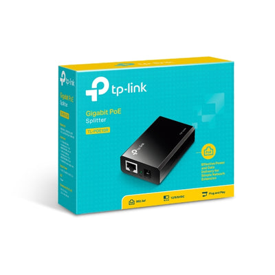 TP-LINK POE10R Omada PoE Splitter 2xGbE Gigabit RJ45 Port Power Over Ethernet Adapter carry Power & Data over 100m