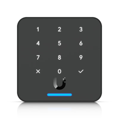 Ubiquiti Reader Flex, Black, Third-generation NFC Card Reader With A Keypad & Apple Touch Pass Support
