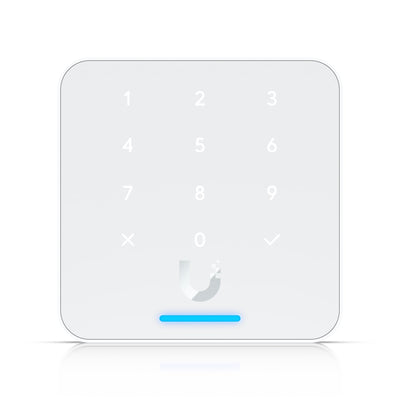 Ubiquiti Ubiquit Reader Flex, White, Third-generation NFC Card Reader With A Keypad & Apple Touch Pass Support