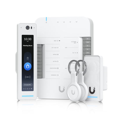 Ubiquiti G3 Starter Kit Pro, Provides Complete Entry &Exit Control For Single Door With 2 Readers &Apple Touch