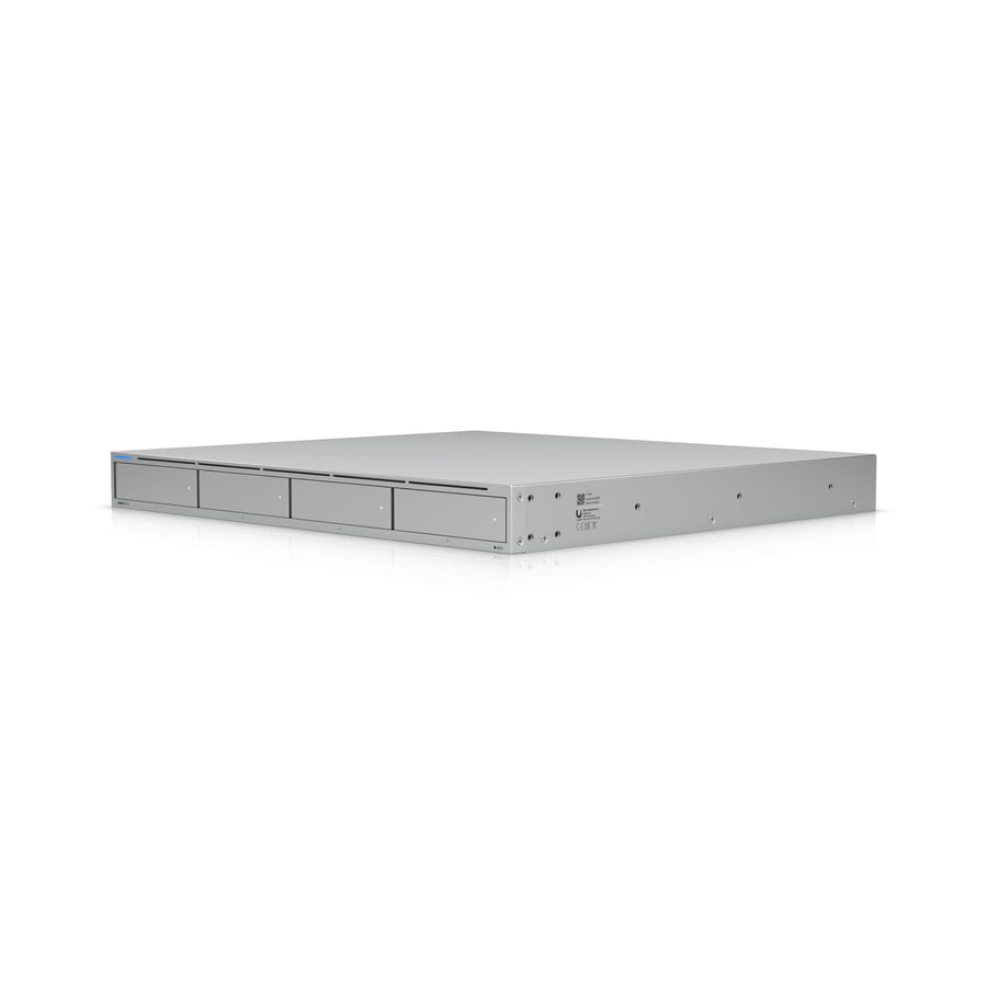 Ubiquiti UNAS Pro 4, 1U Rack-Mount NAS(4) 2.5/3.5"HDD Bays(2) M.2NVMe SSD