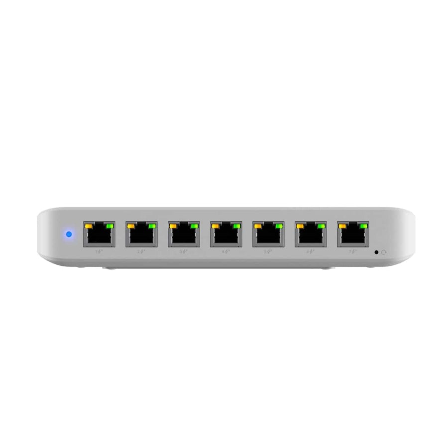 Ubiquiti Ultra 210W, Compact 8-port Layer 2 GbE PoE Switch Versatile Mounting Option