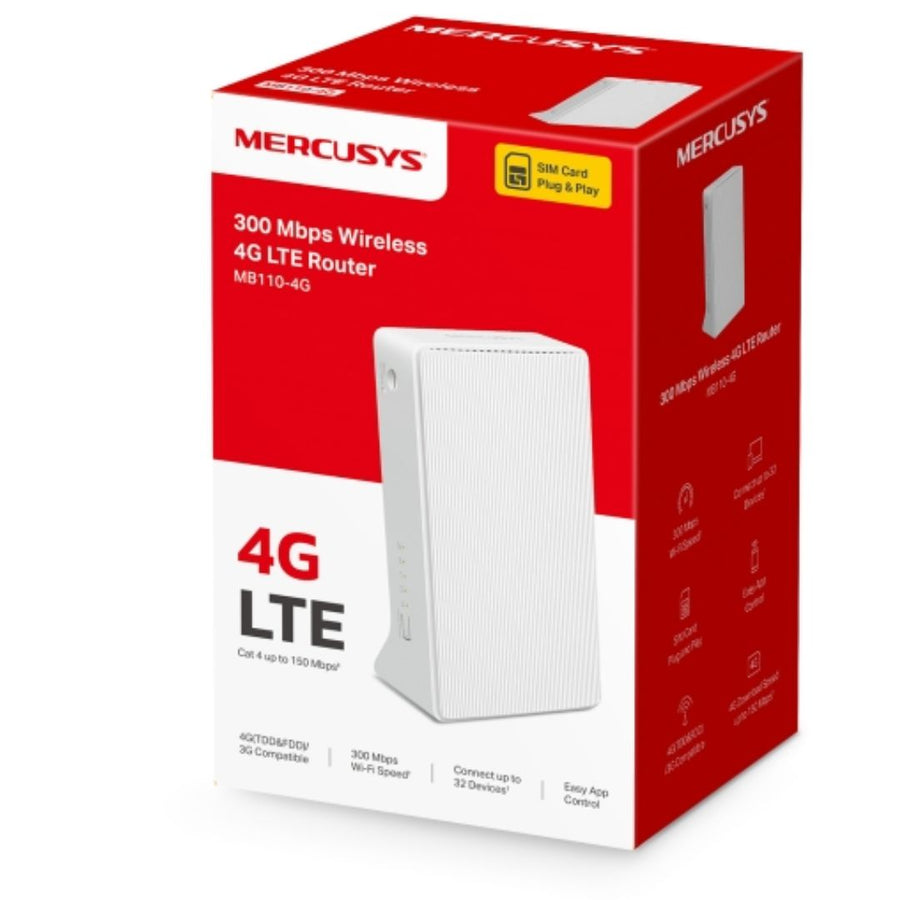 TP-LINK Mercusys N300 N 4G LTE Router, Wireless
