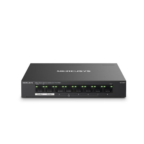 TP-LINK Mercusys MS108GP 8-Port Gigabit Desktop Switch with 7-Port PoE+