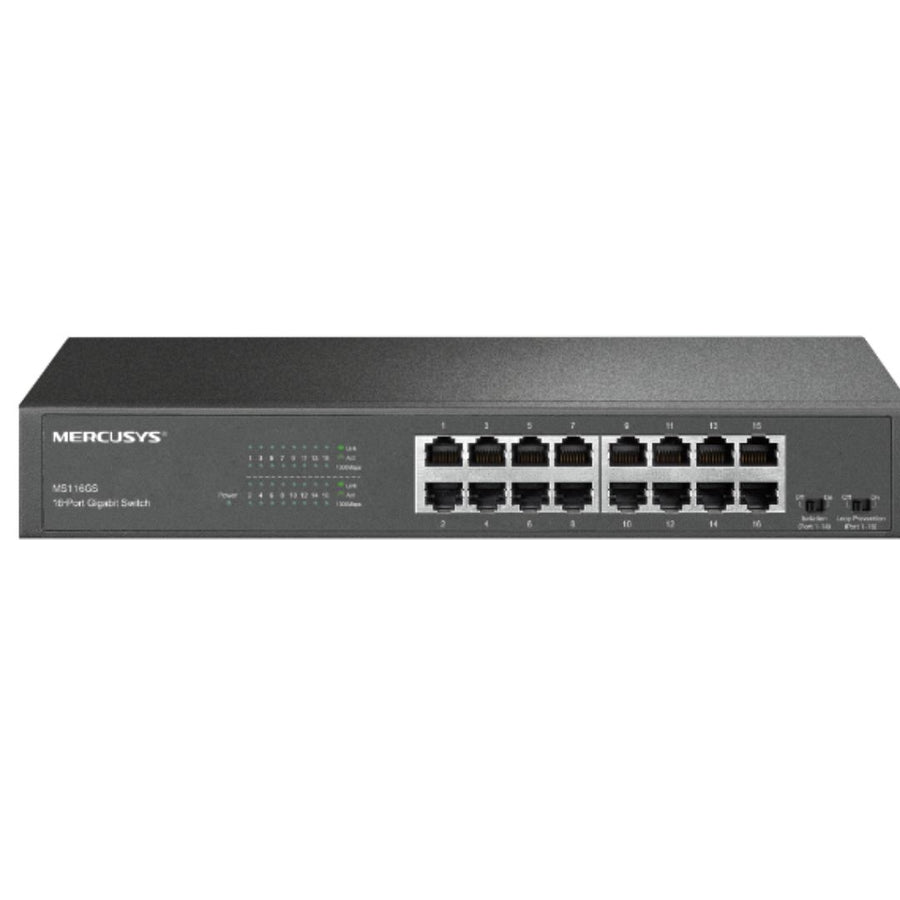 TP-LINK Mercusys MS116GS 16-Port Gigabit Desktop/Rackmount Switch