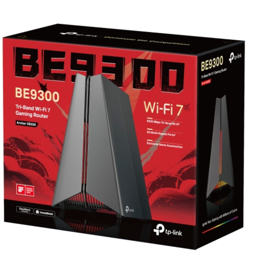 TP-LINK Archer GE550 BE9300 Tri-Band Wi-Fi 7 Gaming Router (WIFI7) 688 Mbps at 2.4 GHz + 2882 Mbps at 5 GHz + 5764