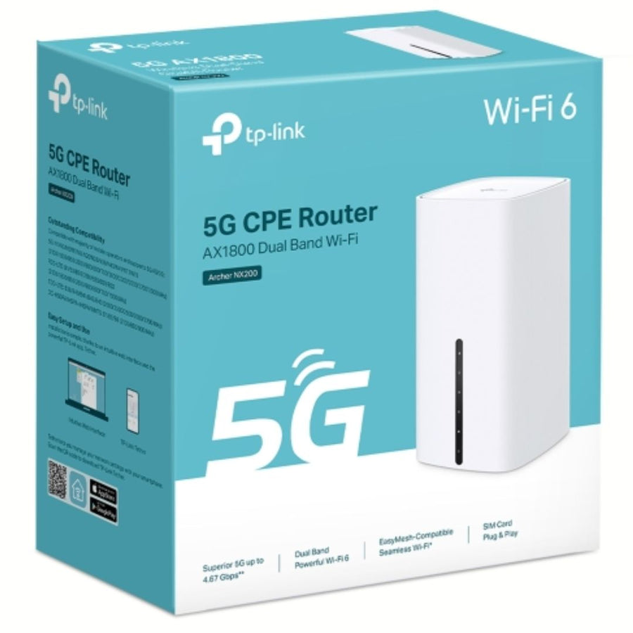 TP-LINK Archer NX200 5G AX1800 Wireless Dual-Band Gigabit Router