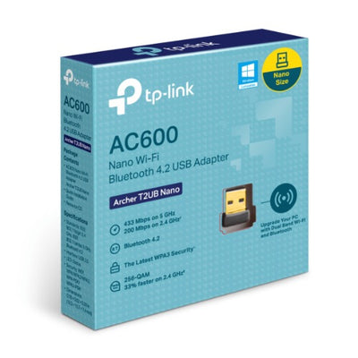 TP-LINK AC600 Nano Wi-Fi Bluetooth 4.2 USB Adapter
