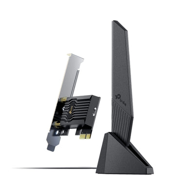 TP-LINK Archer TXE73E AXE5400 Wi-Fi 6E Bluetooth PCIe Adapter 574Mbps at 2.4 GHz + 2402Mbps at 5 GHz + 2402 Mbps