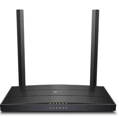 TP-LINK Archer VR400 AC1200 Wireless VDSL/ADSL Modem Router 1.2Gbps 867Mbps @ 5GHz 300Mbps @ 2.4GHz 3xLAN 1xWAN