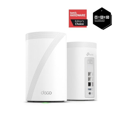 TP-LINK Deco BE68 BE14000 Tri-Band Whole Home Mesh Wi-Fi 7 System (1-pack) 688 Mbps at 2.4 GHz + 4324 Mbps at 5