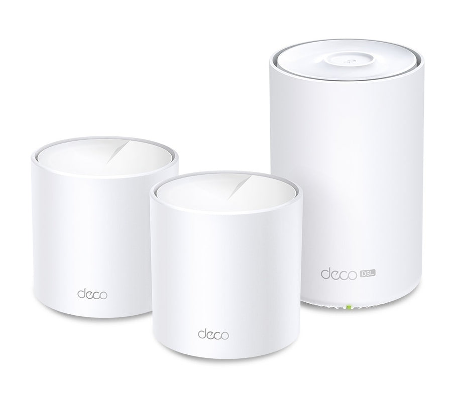 TP-LINK Deco X50-DSL(3-pack) AX3000 VDSL Whole Home Mesh WiFi 6 Router